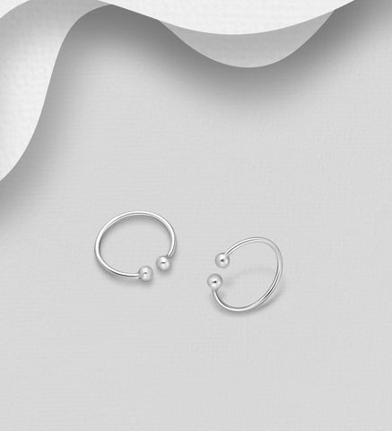 925 Sterling Silver Ear Cuffs