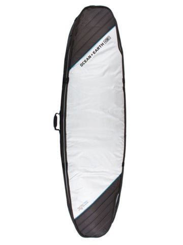 OCEAN & EARTH - Double Compact Shortboard Cover - SILVER