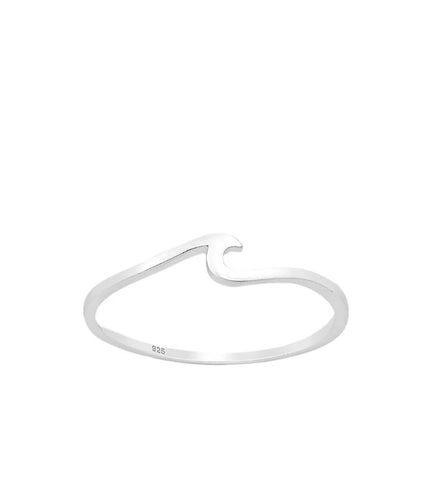 925 Sterling Silver Exquisite Wave Ring