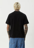 AFENDS Burnin Retro Tee - BLACK