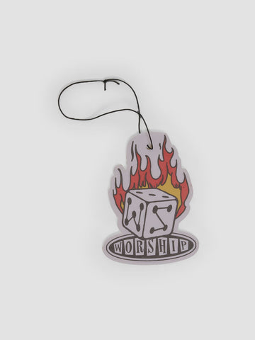 WORSHIP Snake Eyes Car Freshener - WHITE