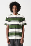 XLARGE 91 Stripe Short Sleeve Tee - FOREST GREEN