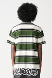 XLARGE 91 Stripe Short Sleeve Tee - FOREST GREEN