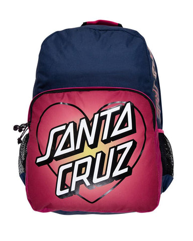 SANTA CRUZ - Gradient Heart Dot Backpack - NAVY