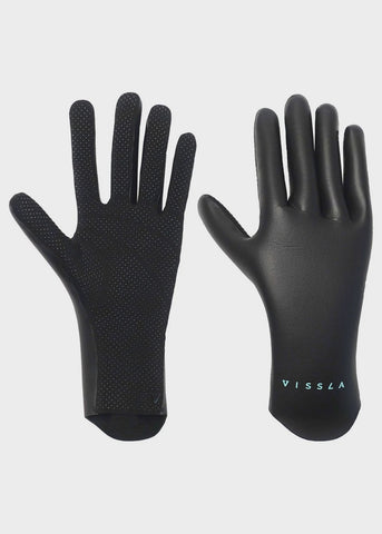 VISSLA - High Seas Gloves 1.5 MM - BLACK