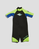 RIP CURL Groms Omega Back Zip Spring Wetsuit - LEMON