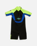 RIP CURL Groms Omega Back Zip Spring Wetsuit - LEMON
