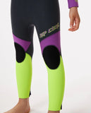 RIP CURL Groms Omega Back Zip Full Length Wetsuit - PURPLE