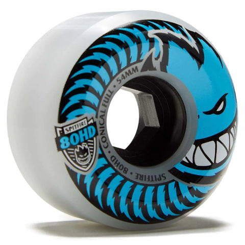 SPITFIRE 80HD Conical Full 54mm - WHITE/BLUE