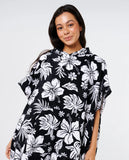 RIP CURL Mixed Hooded Towel - BLACK/WHITE