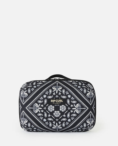 RIP CURL F-light Ultimate Beauty Case - BLACK/WHITE