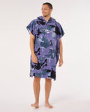 RIP CURL Fun Times Hooded Towel  - BLUE