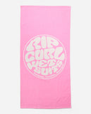 RIP CURL Graphic Standard TOWEL - PASTEL PINK