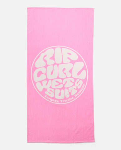 RIP CURL Graphic Standard TOWEL - PASTEL PINK