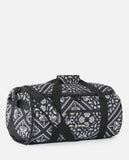RIP CURL Large Packable 60 Litre Duffle Bag - BLACK/OFF WHITE