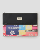RIP CURL X Large Pencil Case Variety - BLACK/MULTI/PINK