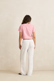 RHYTHM Ocean Crop Crew Tee - DUSTY PINK