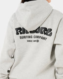 RIP CURL Surf Puff Relaxed Heritage Hood - GREY MARLE/BLACK