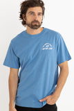 RHYTHM Down Under Slub Short Sleeve T-Shirt - SEA BLUE