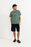 RHYTHM Natural Vibrations Vintage Short Sleeve T-Shirt - VINTAGE GREEN