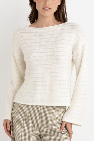 RHYTHM Baklava Knit - WHITE