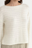 RHYTHM Baklava Knit - WHITE