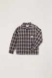 RHYTHM Alex Check Long Sleeve Shirt - CHESTNUT