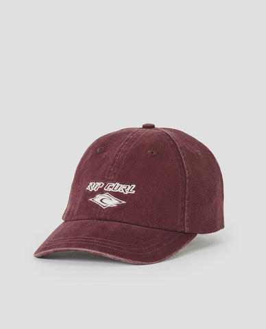 RIP CURL Diamond Icon Twill Cap - DARK PLUM