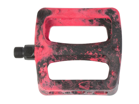 Odyssey Twisted Pro BMX Pedals - RED/BLACK SWIRL