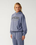RIP CURL Varsity Sports Over Sized Hood - BLUE GREY