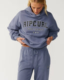 RIP CURL Varsity Sports Over Sized Hood - BLUE GREY