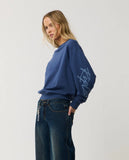 RIP CURL Archive Off Shoulder Crew - INDIGO