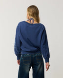 RIP CURL Archive Off Shoulder Crew - INDIGO