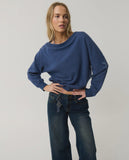 RIP CURL Archive Off Shoulder Crew - INDIGO