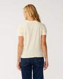 RIP CURL SG Wettie Ringer Tee - SOFT YELLOW