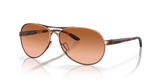 OAKLEY Feedback Rose Gold Frame With VR50 Brown Gradient