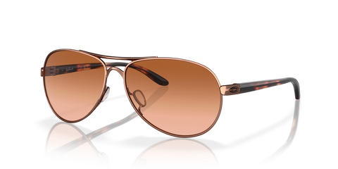 OAKLEY Feedback Rose Gold Frame With VR50 Brown Gradient