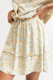 RHYTHM - Trixie Mini Skirt - LEMON