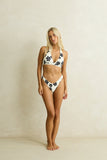 RHYTHM Loulou Floral Reversible Hi Cut Pant - CREAM