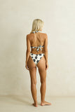 RHYTHM Loulou Floral Reversible Hi Cut Pant - CREAM