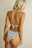 RHYTHM Loulou Floral Reversible Halter Top - CREAM