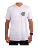 MR ZOGS SEX WAX Fade Blue Green Blend Short Sleeve Tee - WHITE