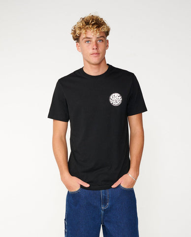 RIP CURL Wettie Icon Standard Tee - BLACK