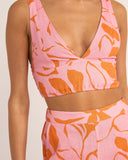 RHYTHM Bora Bora Floral Top - PINK