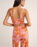 RHYTHM Bora Bora Floral Top - PINK