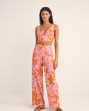 RHYTHM Bora Bora Floral Top - PINK