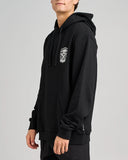 THE MAD HUEYS Ahoy Fkrs Shield Hooded Pullover - BLACK