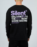 SILENT THEORY Sound Machine Long Sleeve Tee - BLACK