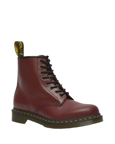 DR. MARTENS 1460 8 Eye Boot  - CHERRY RED SMOOTH
