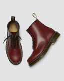 DR. MARTENS 1460 8 Eye Boot  - CHERRY RED SMOOTH